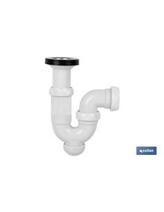 Sifón Curvo Con Salida Ø32-40 Y Racor 1 1/2 2