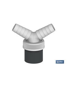 Conexión Pvc Ø40 Mm Con Toma Auxiliar Para Electrodomésticos 2