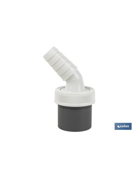 Conexión Pvc Ø40 Mm Con Toma Auxiliar Para Electrodomésticos