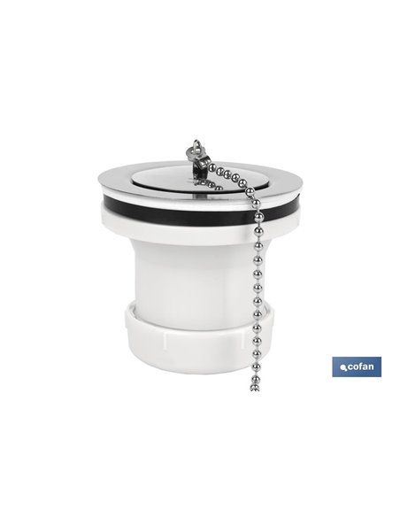 Válvula Lavabo-Bidé 1 1/2 X 70 Tapón Metálico