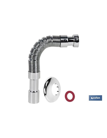 Tubo Flexible Metalizado 1 1/4  Ø32-40 300-720 Mm