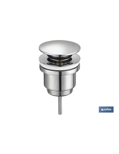 Válvula Click-Clack com tampão grande Ø63 mm
