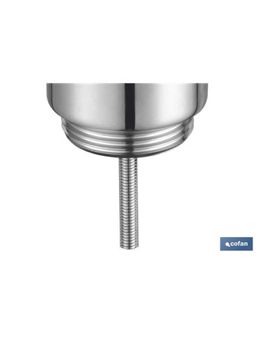 Válvula Click-Clack com tampão grande Ø63 mm