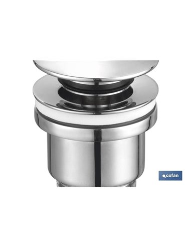 Válvula Click-Clack com tampão grande Ø63 mm