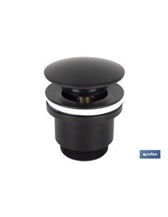 Válvula Click-Clack Negra Con Tapón Grande Ø63 Mm 2