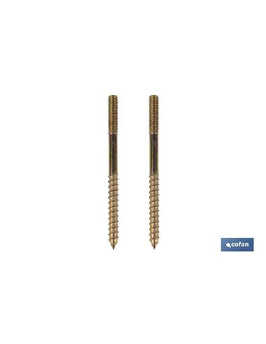 Conjunto Tornillos Verticales Fijación Inodoro M5 X 75
