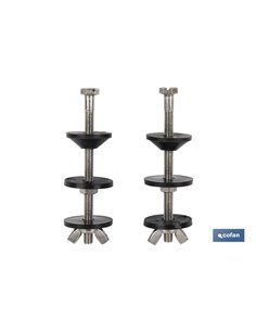 Conjunto Tornillos Fijación Taza-Cisterna M6 X 90