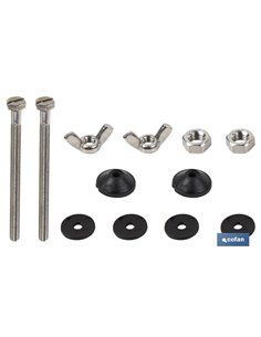Conjunto Tornillos Fijación Taza-Cisterna M6 X 90 2