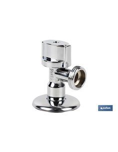 Válvula De Escuadra 1/2 X 3/4 Volante Grande 2