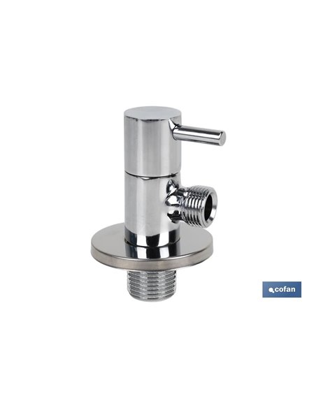 Válvula De Escuadra 1/2 X 3/8 Modelo Lux