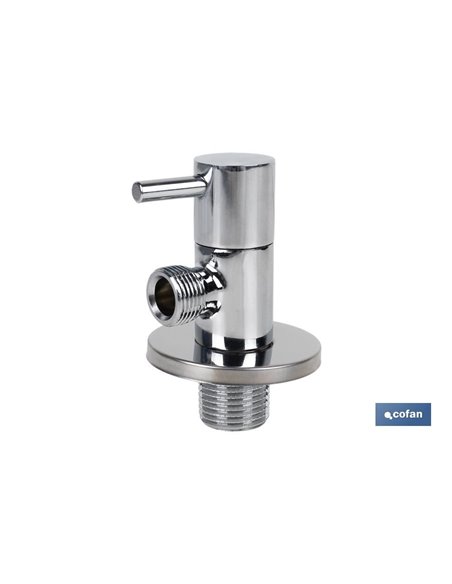 Válvula De Escuadra 1/2 X 3/8 Modelo Lux