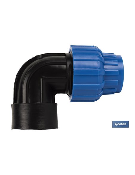Codo 90° Rosca Hembra Pp Pn16 20 X 3/4 