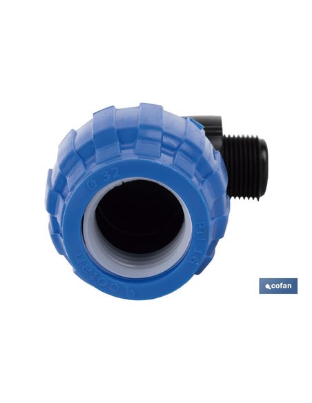 Codo 90° Rosca Macho Pp Pn16 32 X 3/4 
