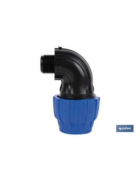 Codo 90° Rosca Macho Pp Pn16 32 X 1 