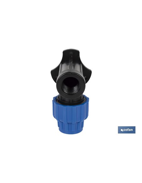 Codo 90° Grifo Rosca Hembra Pp Pn16 25 X 3/4
