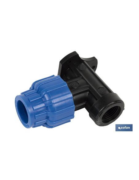 Codo 90° Grifo Rosca Hembra Pp Pn16 25 X 3/4