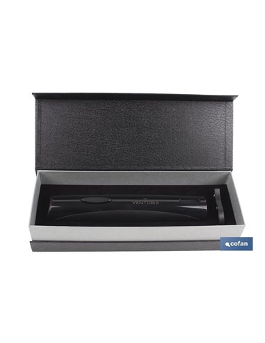 Modelo Malbec saca-rolhas preto a bateria
