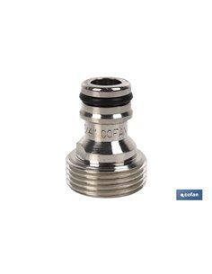 Adaptador Latón Rosca Macho 3/4