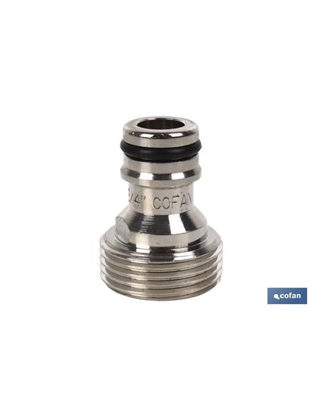 Adaptador Latón Rosca Macho 3/4