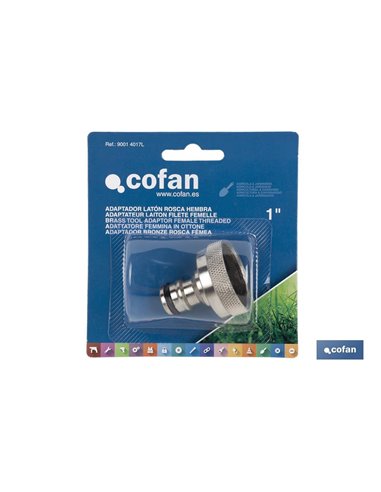 Adaptador Latón Hembra 1