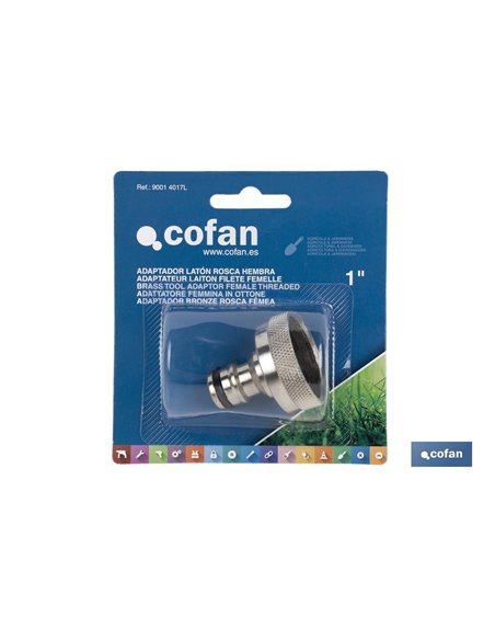 Adaptador Latón Hembra 1
