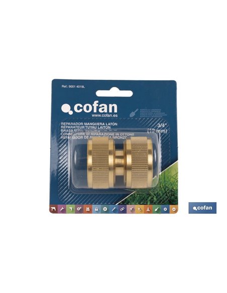 Reparador Manguera Latón 3/4 (19 Mm)