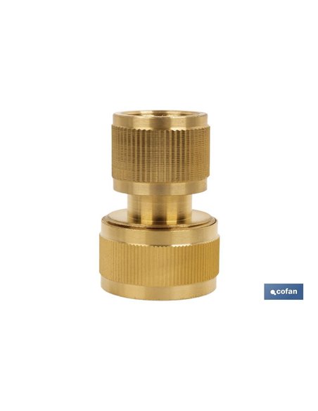 Conector Manguera Latón 3/4 (19 Mm)