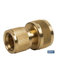 Conector Manguera Latón 3/4 (19 Mm) 2
