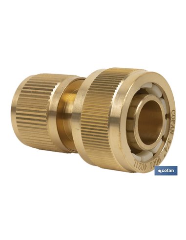 Conector Manguera Latón 3/4 (19 Mm)