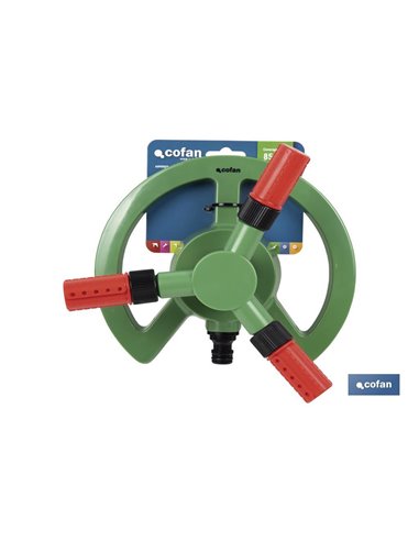 Aspersor Rotacional De 3 Brazos