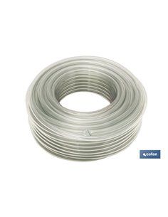 Manguera Pvc Monocapa Cristal 4x6mm/100m