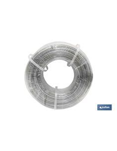 Manguera Pvc Monocapa Cristal 10x14mm/50m 2