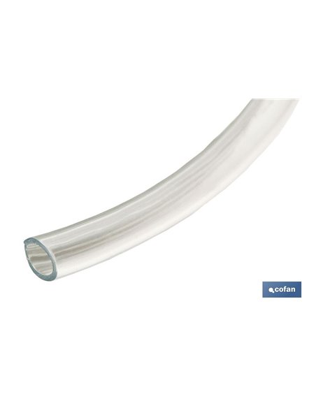 Manguera Pvc Monocapa Cristal 12x17mm/50m