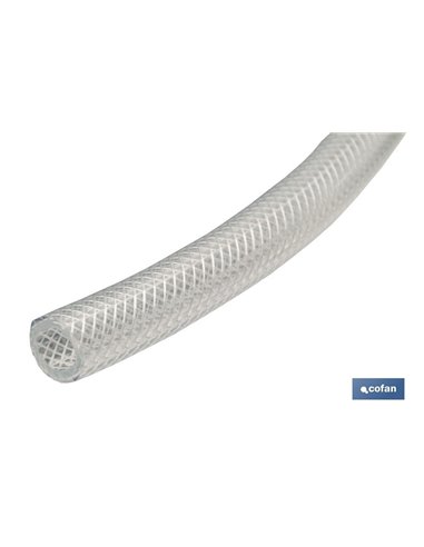 Manguera Pvc Cristal con Refuerzo 15x21mm/50m