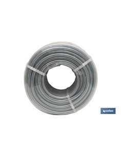 Manguera Pvc Cristal con Refuerzo 19x26mm/50m 2
