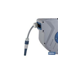 Enrollador con Manguera Jardín 20m Ø15mm 2