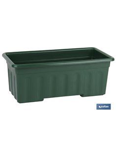 Jardinera Verde Modelo Azahar 40x20x15.5cm