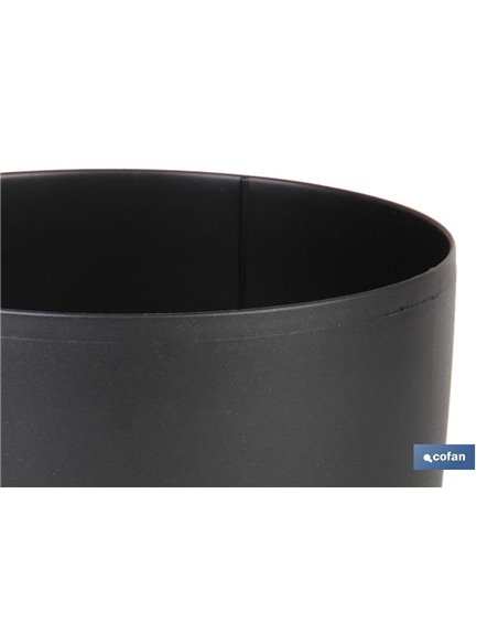 Maceta Camelia Color Antracita 24.5x23.6cm