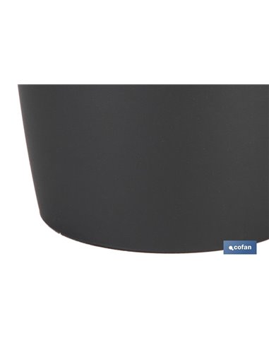 Maceta Camelia Color Antracita 24.5x23.6cm