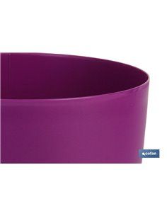 Maceta Camelia Color Morado 14x13.8cm 2