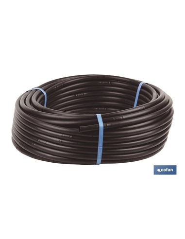 Tubo 50m Riego Goteo Negro (Gotero A 0,50m) Ø16mm