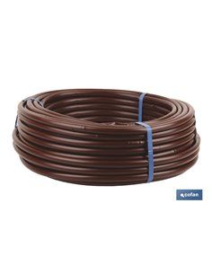 Tubo 100m Riego Goteo Marron (Gotero A 0,33m) Ø16mm