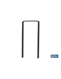 Pacote de 10 grampos U 15 cm para grama artificial