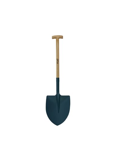 Pala Punta con Mango de Muleta, para Cavar y Recoger Escombrs. VT5013M VIAT
