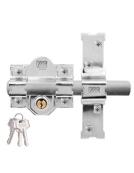 Cerrojo 301-L/80 Niquel F01108 FAC