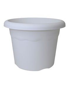 Pote de injeção PLASTIKEN cor branca 18cm