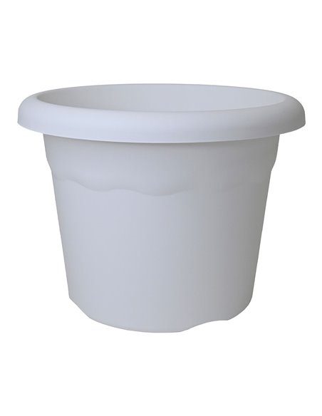 Maceta de inyeccion color blanco ø26cm plastiken