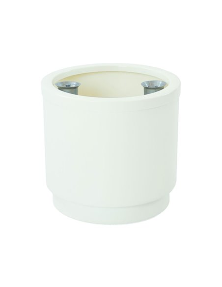 Hidrojardinera color blanco ø26cm plastiken