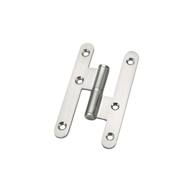 Pernio Niquel Canto Redondo Sin Remate 100 mm.  Izquierda