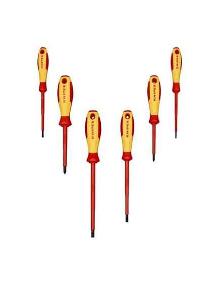 Juego de destornilladores vde 6 piezas knipex 00 20 12v02